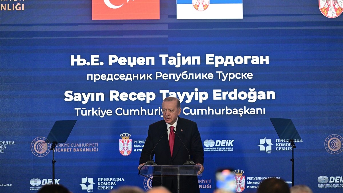 Cumhurbaşkanı Erdoğan: Sırbistan ile ticaret hacmi hedefimiz 5 milyar dolar